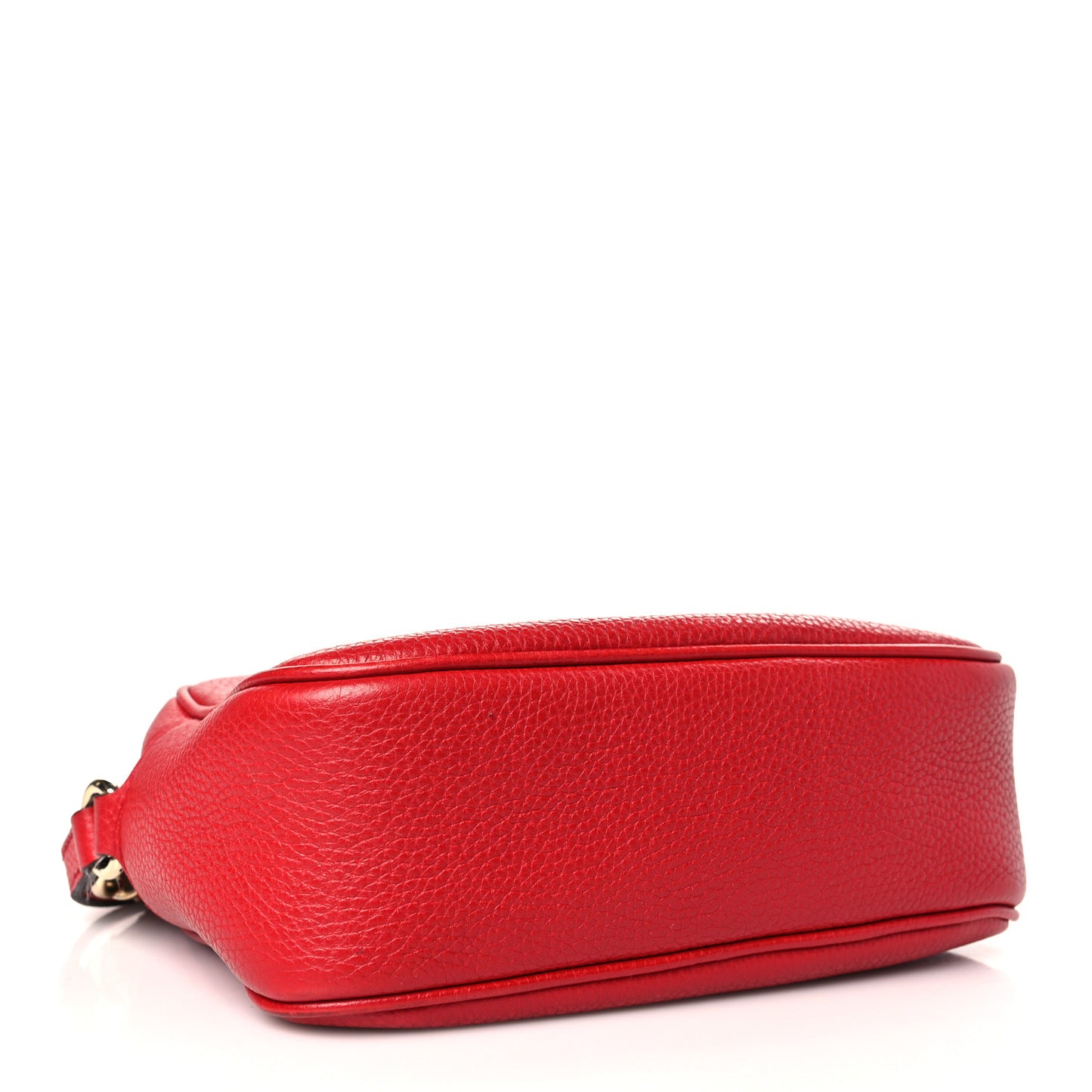 Pebbled Calfskin Small Soho Disco Bag Tabasco Red