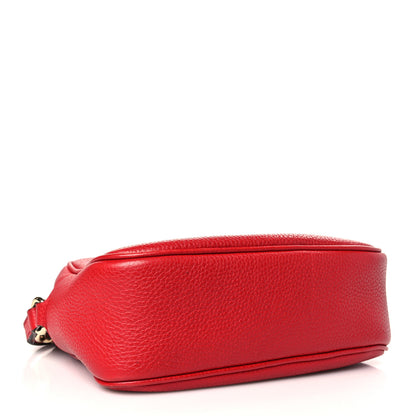 Gucci Pebbled Calfskin Small Soho Disco Bag Tabasco Red 4 of 9