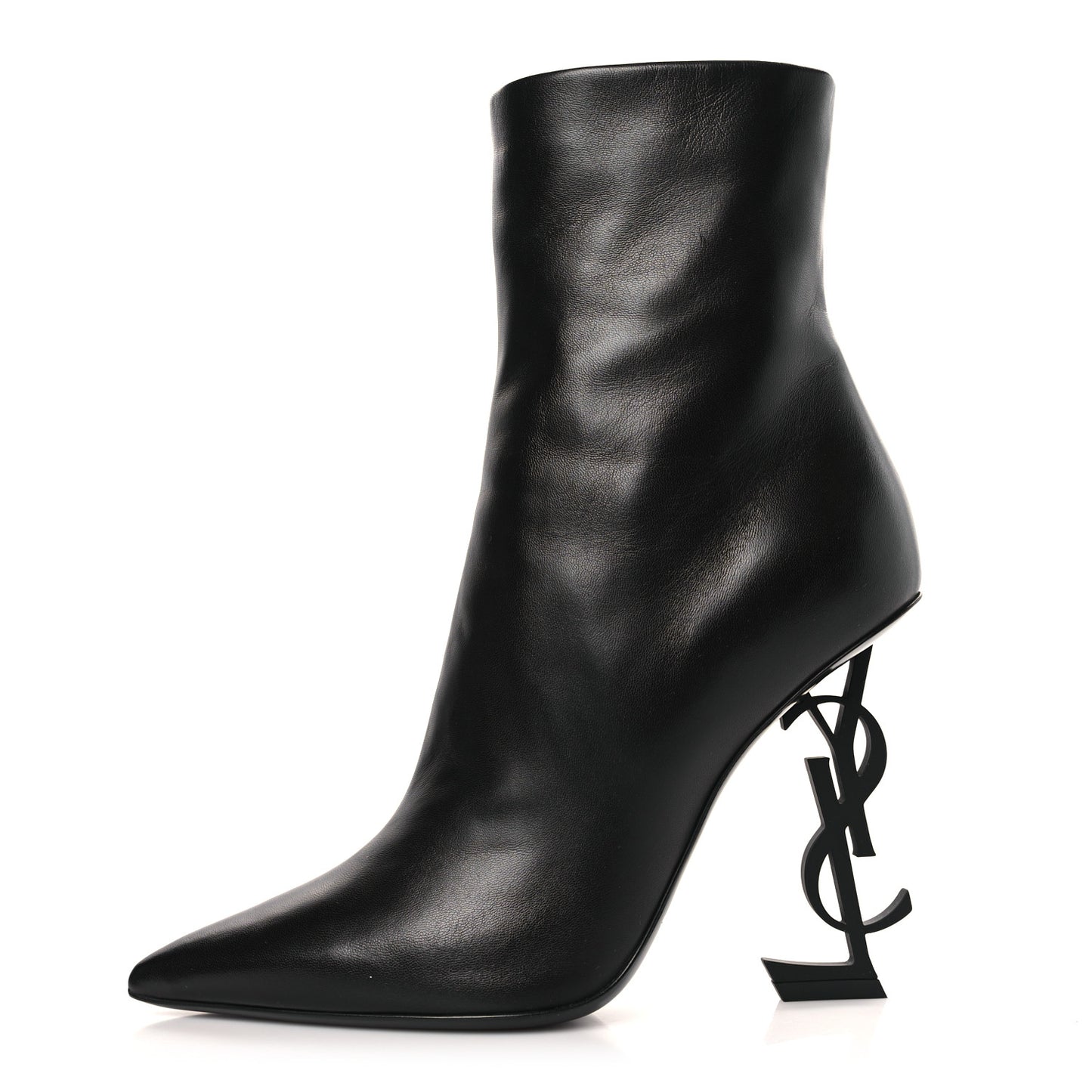 Calfskin Opyum Ankle Boots 37.5 Black