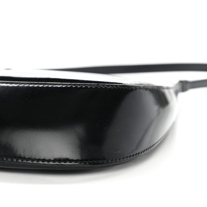 Prada Spazzolato Cleo Shoulder Bag Black 10 of 12