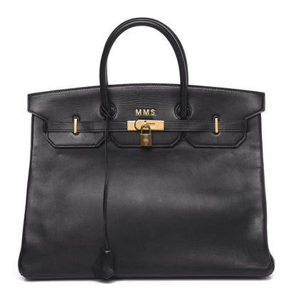 Hermes Evercalf Birkin 40 Black 1 of 34