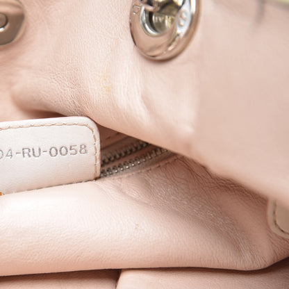 Christian Dior Lambskin Cannage Shopping Tote White 7 of 11