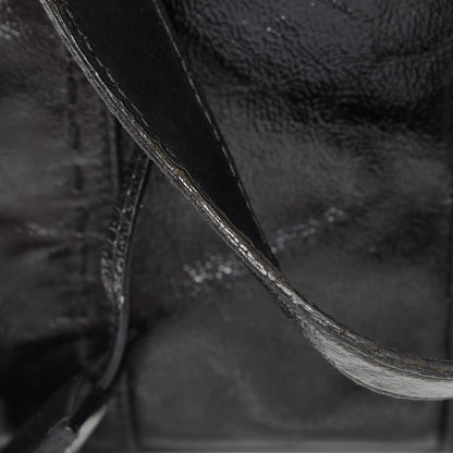 Saint Laurent Textured Patent Calfskin Medium Muse Black 26 of 26