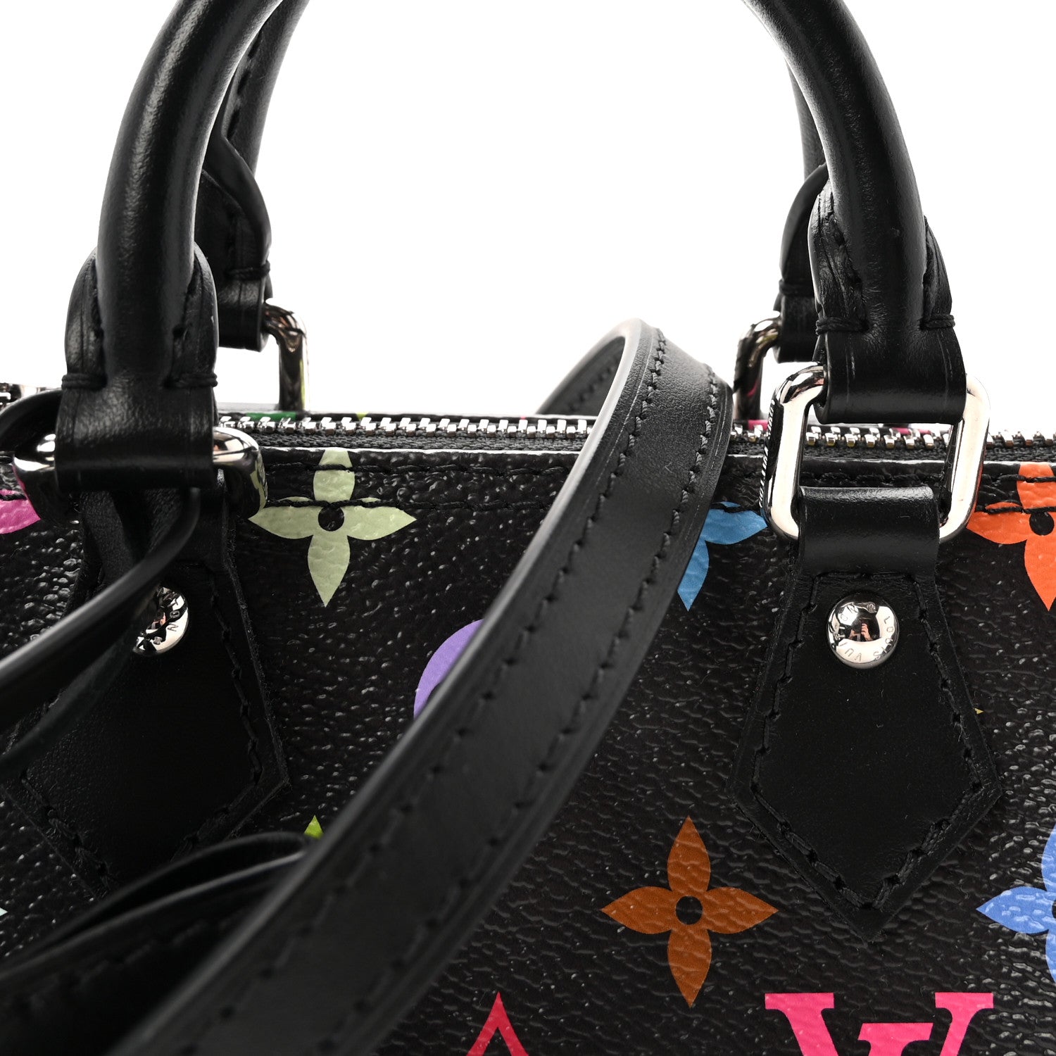 Louis Vuitton LV x TM Monogram Multicolor Nano Speedy Black 7 of 9