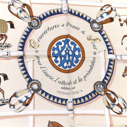 Hermes Silk Couvertures Et Tenues de Jour Scarf 90 2 of 3