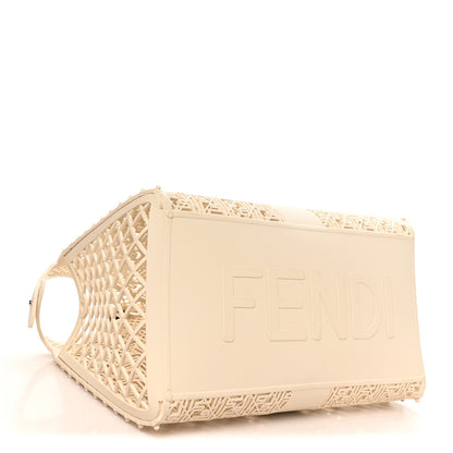 Fendi Recycled Plastic Basket Forty8 Satchel White 3 of 9