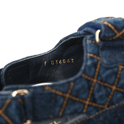 Chanel Denim Velcro Dad Sandals 40 Blue 10 of 11