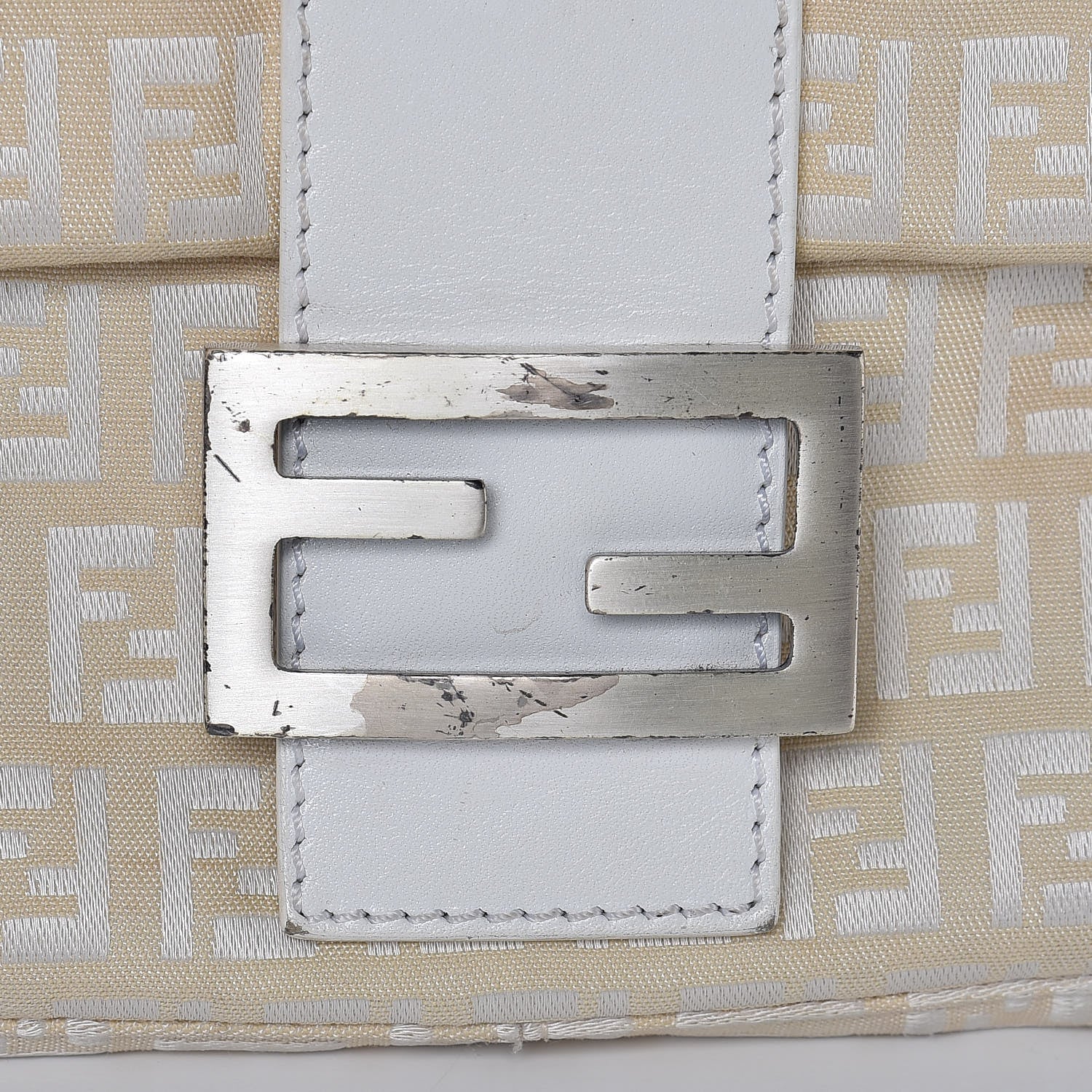 Fendi Zucchino Baguette Beige 7 of 13
