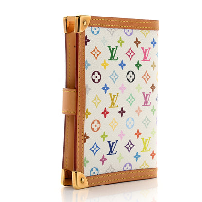 Louis Vuitton Monogram Multicolor Small Ring Agenda Cover White 3 of 12