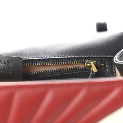 Gucci Calfskin Bamboo Trapuntata Queen Margaret Top Handle Bag Blue Agata Hibiscus Red Mystic White Sugar Pink 10 of 11