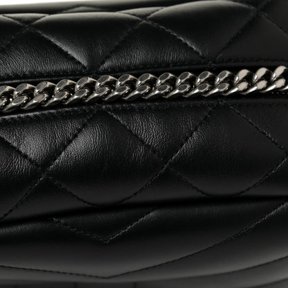 Saint Laurent Calfskin Y Quilted Monogram Small Loulou Bowling Bag Black 12 of 12