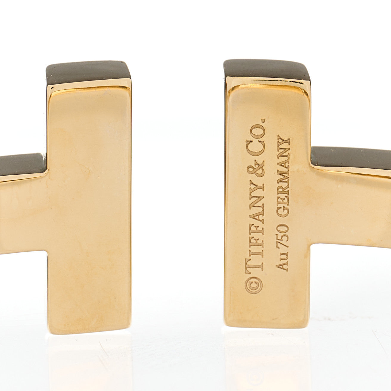 18K Yellow Gold T Square Bracelet