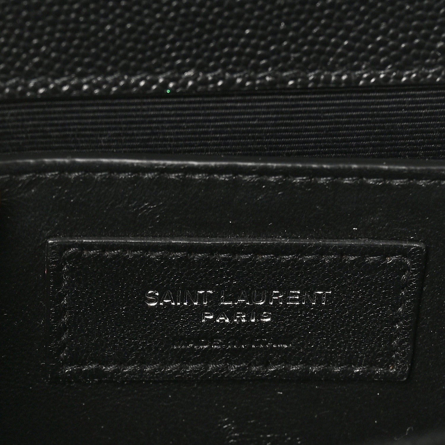 Saint Laurent Grain De Poudre Small Classic Monogram Kate Satchel Black 6 of 10