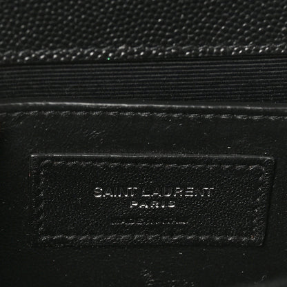 Saint Laurent Grain De Poudre Small Classic Monogram Kate Satchel Black 6 of 10