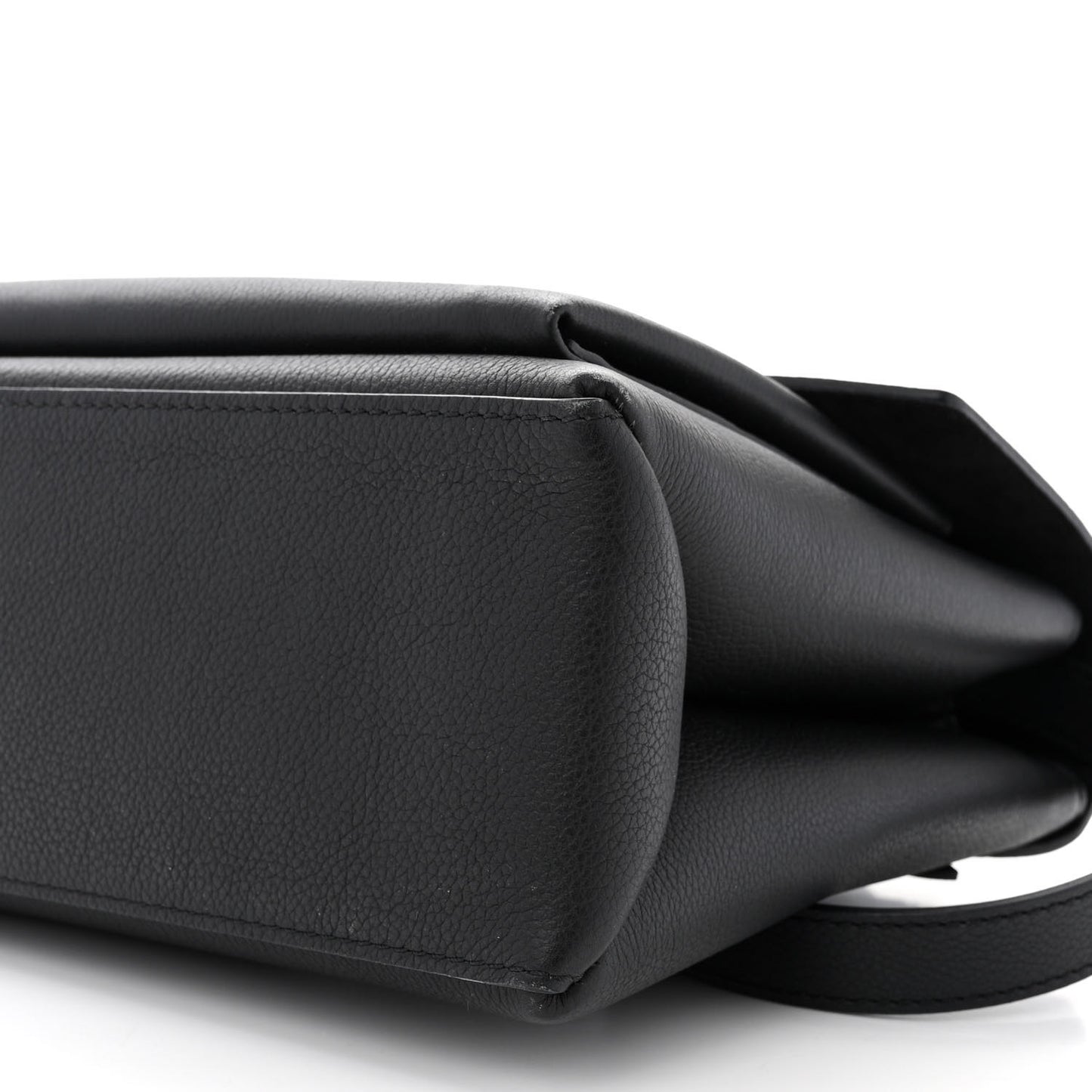 Soft Calfskin My Lockme Top Handle Black