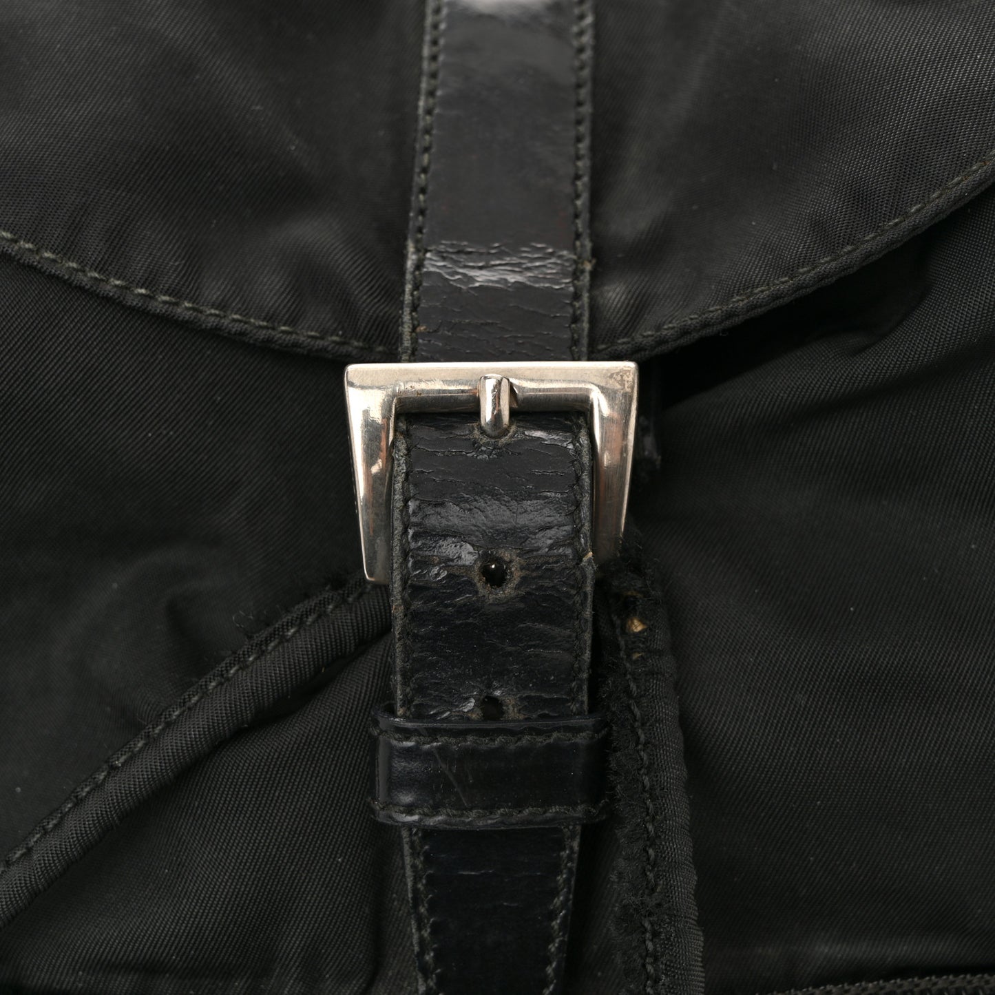 Nylon Vela Mini Cinch Backpack Black