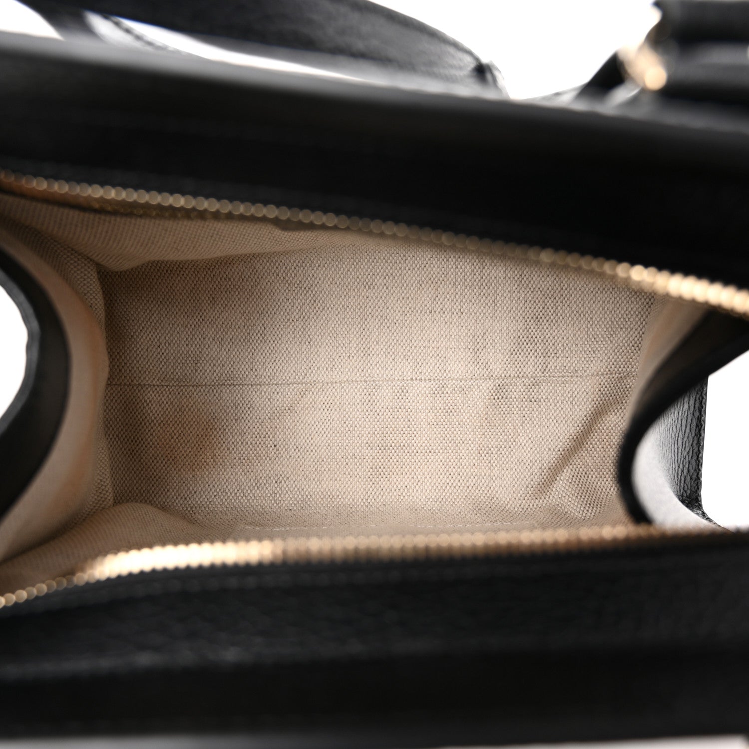 Gucci Dollar Calfskin Medium Soho Top Handle Satchel Black 5 of 10