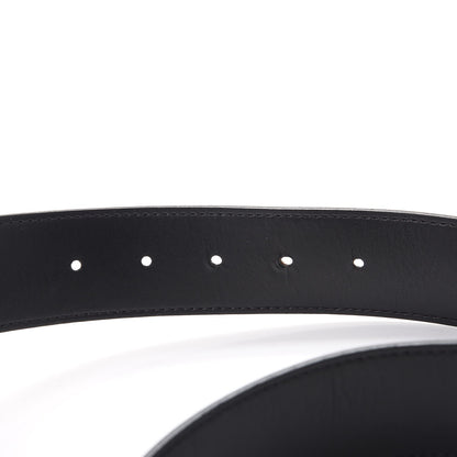 Louis Vuitton Calfskin Monogram 30mm LV Initiales Reversible Belt 90 36 Black 6 of 7