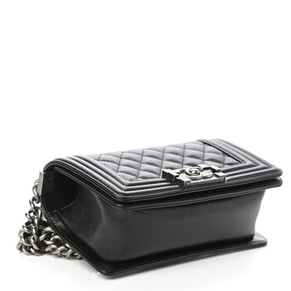 Chanel Caviar Quilted Small Boy Flap Black 4 of 10