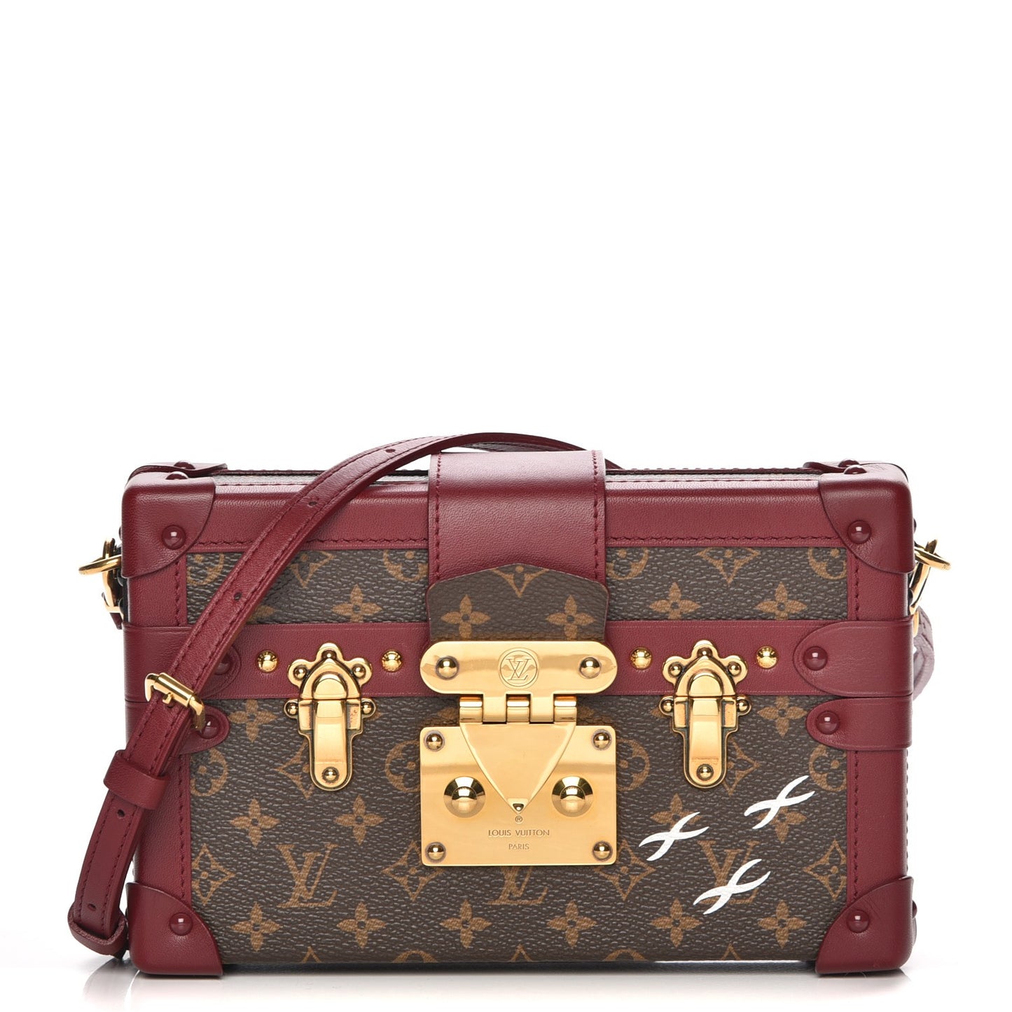 Monogram Petite Malle Bordeaux