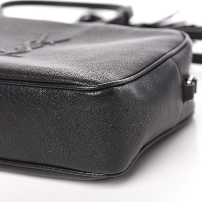Saint Laurent Lambskin Monogram Small Lou Camera Bag Black 9 of 10