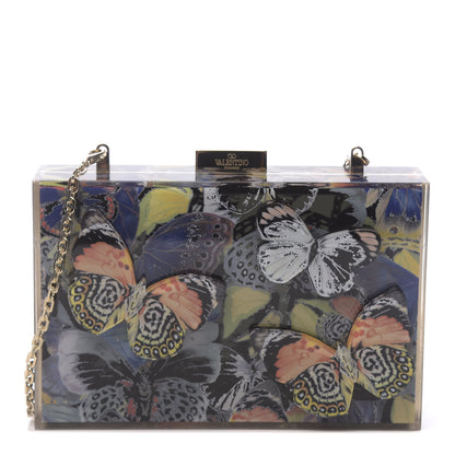 Valentino Garavani Plexiglass Camubutterfly Minaudiere Bag Multicolor 1 of 9