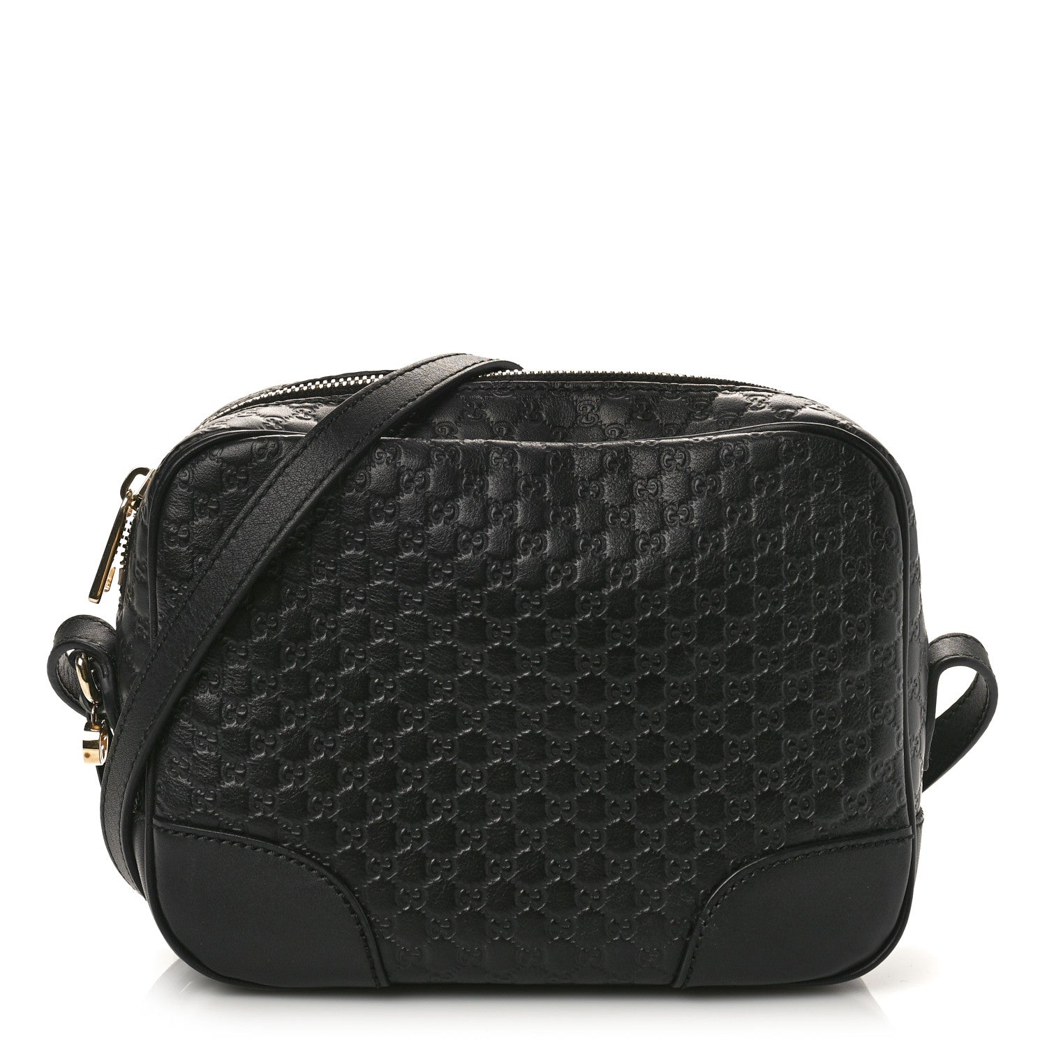 Gucci Microguccissima Mini Bree Messenger Bag Black 1 of 9