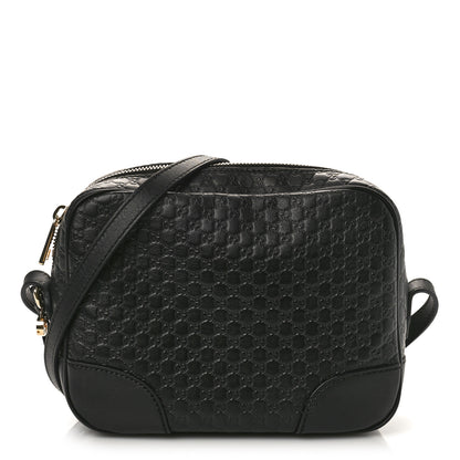 Gucci Microguccissima Mini Bree Messenger Bag Black 1 of 9
