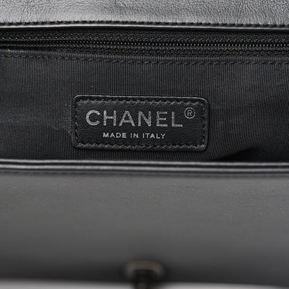 Chanel Calfskin Quilted Large Boy Flap Black 5 of 14