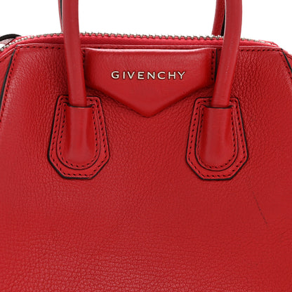 Givenchy Sugar Goatskin Mini Antigona Red 8 of 14
