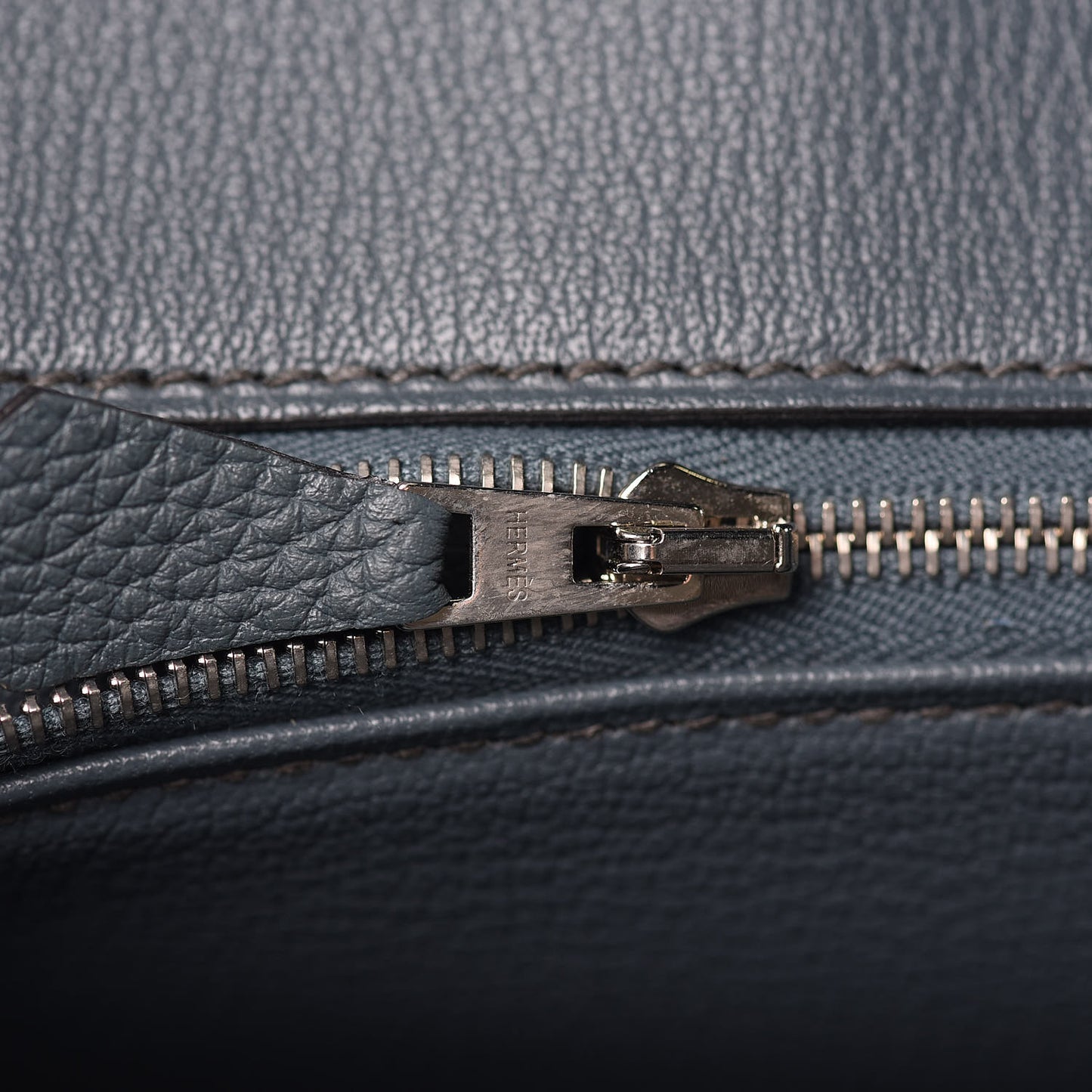 Togo Birkin 35 Bleu Orage