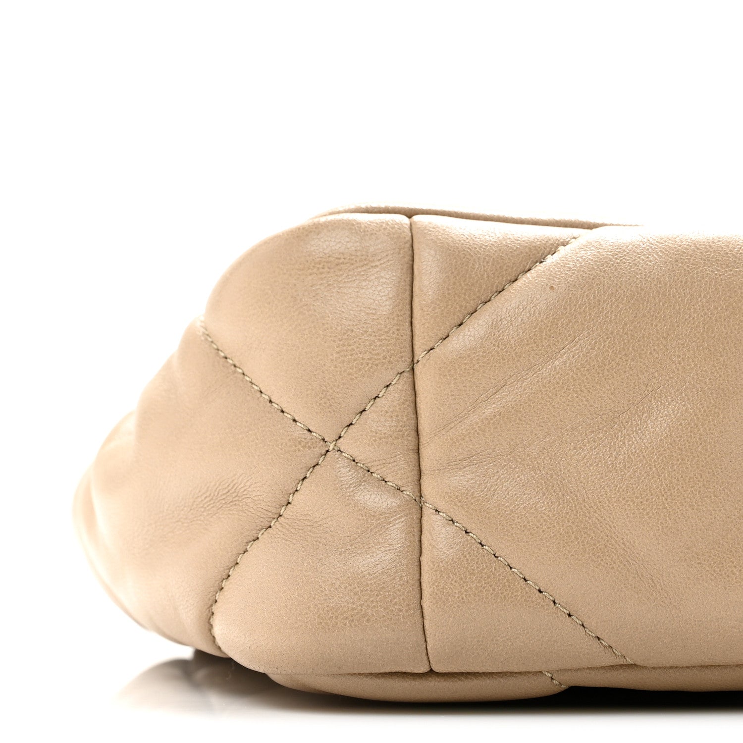 Chanel Lambskin Quilted Medium Chanel 19 Flap Dark Beige 9 of 13