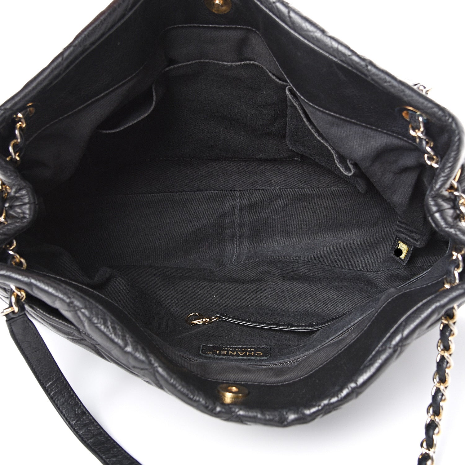 Chanel Caviar Quilted Timeless CC Soft Tote Black 4 of 11