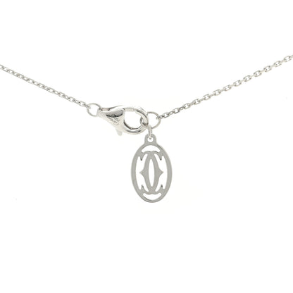 Cartier 18K White Gold Diamond Symbols Cross Pendant Necklace 4 of 4