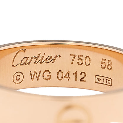 Cartier 18K Pink Gold 5.5mm LOVE Ring 58 8.25 4 of 4