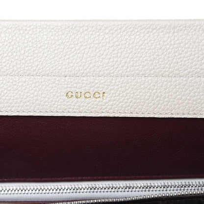 Gucci Grainy Calfskin Medium Zumi Top Handle Bag Mystic White 7 of 10
