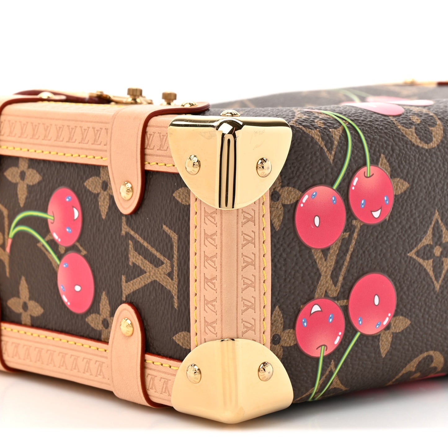 LV X TM Monogram Cerises Side Trunk MM