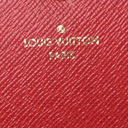 Louis Vuitton Damier Ebene Josephine Wallet Red 8 of 11