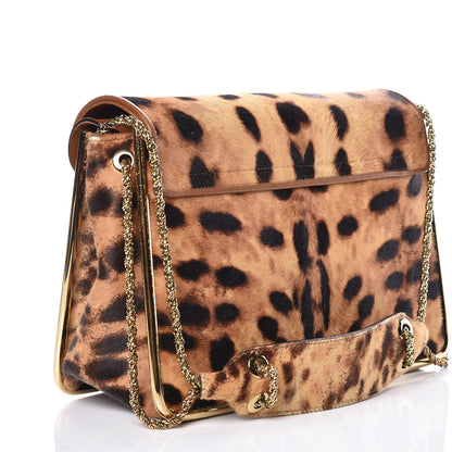 Chloe Calf Hair Leopard Print Medium Sally Flap Bag 3 of 14