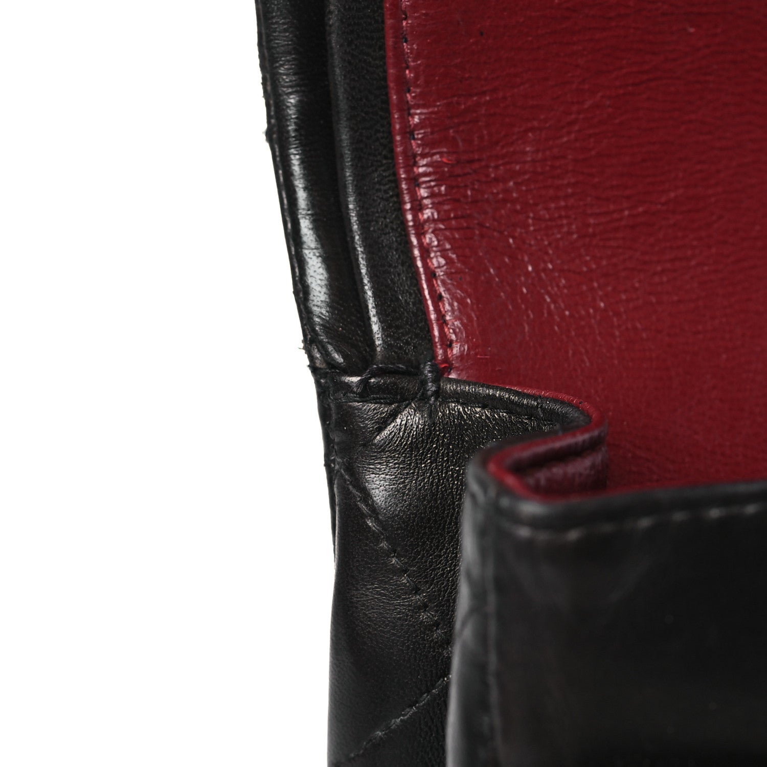 Chanel Lambskin Quilted Medium Double Flap Black 11 of 11