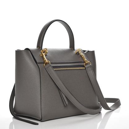 Celine Baby Grained Calfskin Micro Belt Bag Grey 4 of 9