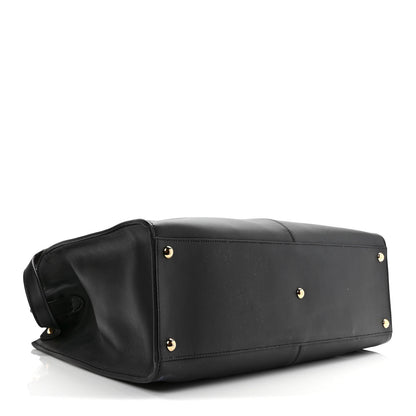 Fendi Vitello Seta Century Large Peekaboo X-Lite Black Fragola 3 of 7
