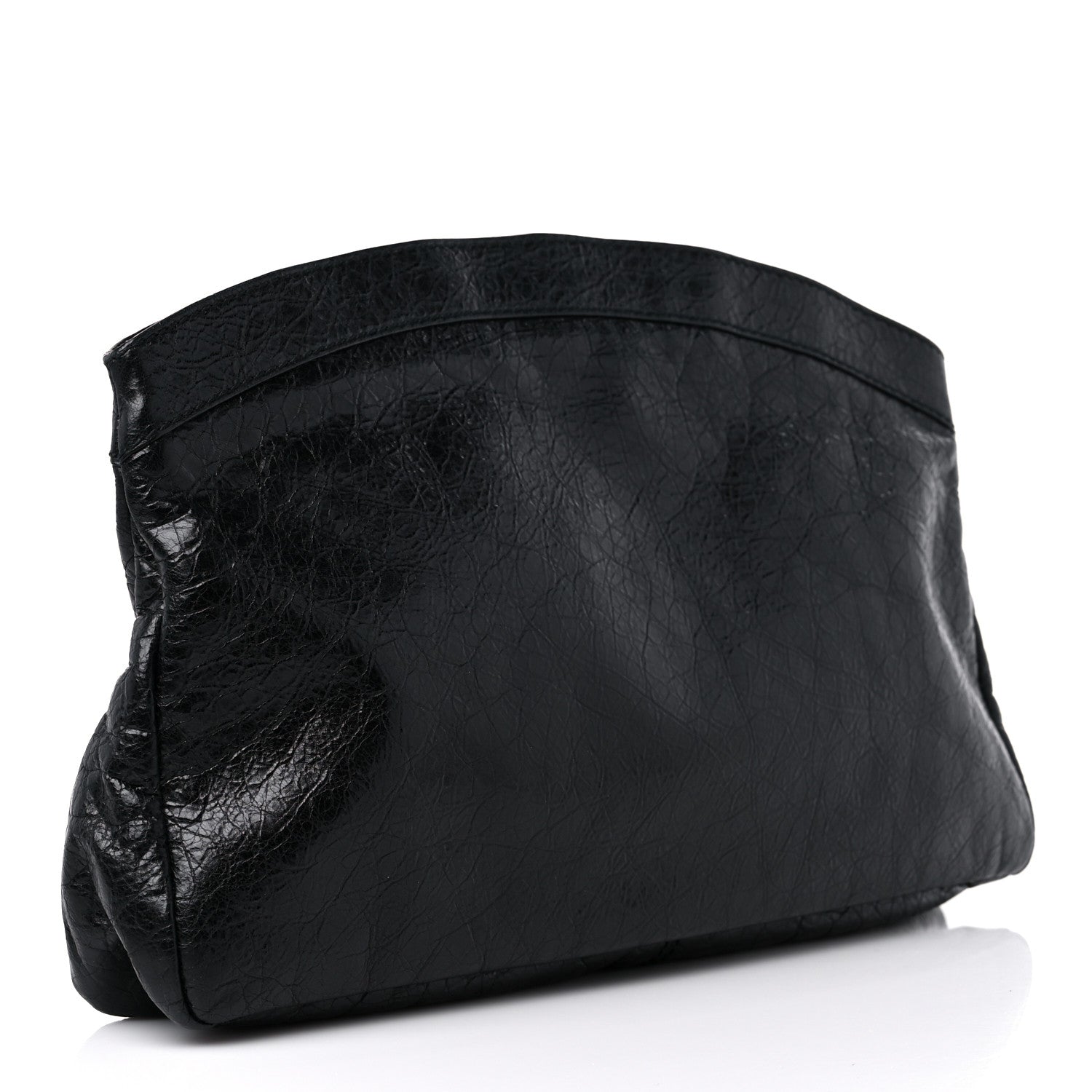 Balenciaga Agneau Giant 12 Gold Hardware Premier Clutch Black 4 of 10