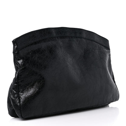 Balenciaga Agneau Giant 12 Gold Hardware Premier Clutch Black 4 of 10