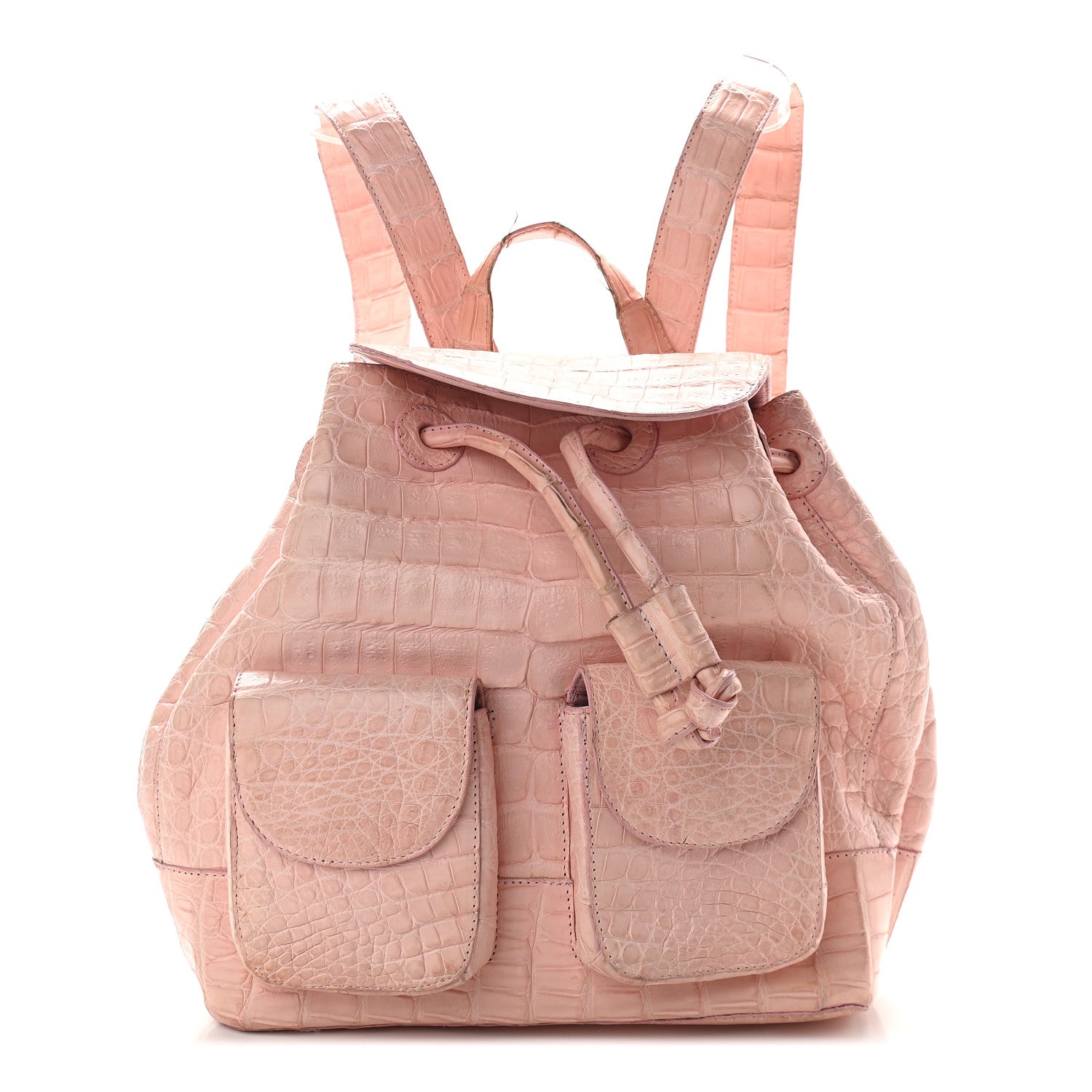 Nancy Gonzalez Crocodile Backpack Pink 1 of 11