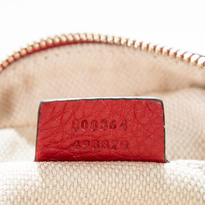 Gucci Pebbled Calfskin Small Soho Disco Bag Tabasco Red 7 of 7