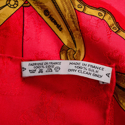 Hermes Silk L'Instruction Du Roy Scarf 90 5 of 5