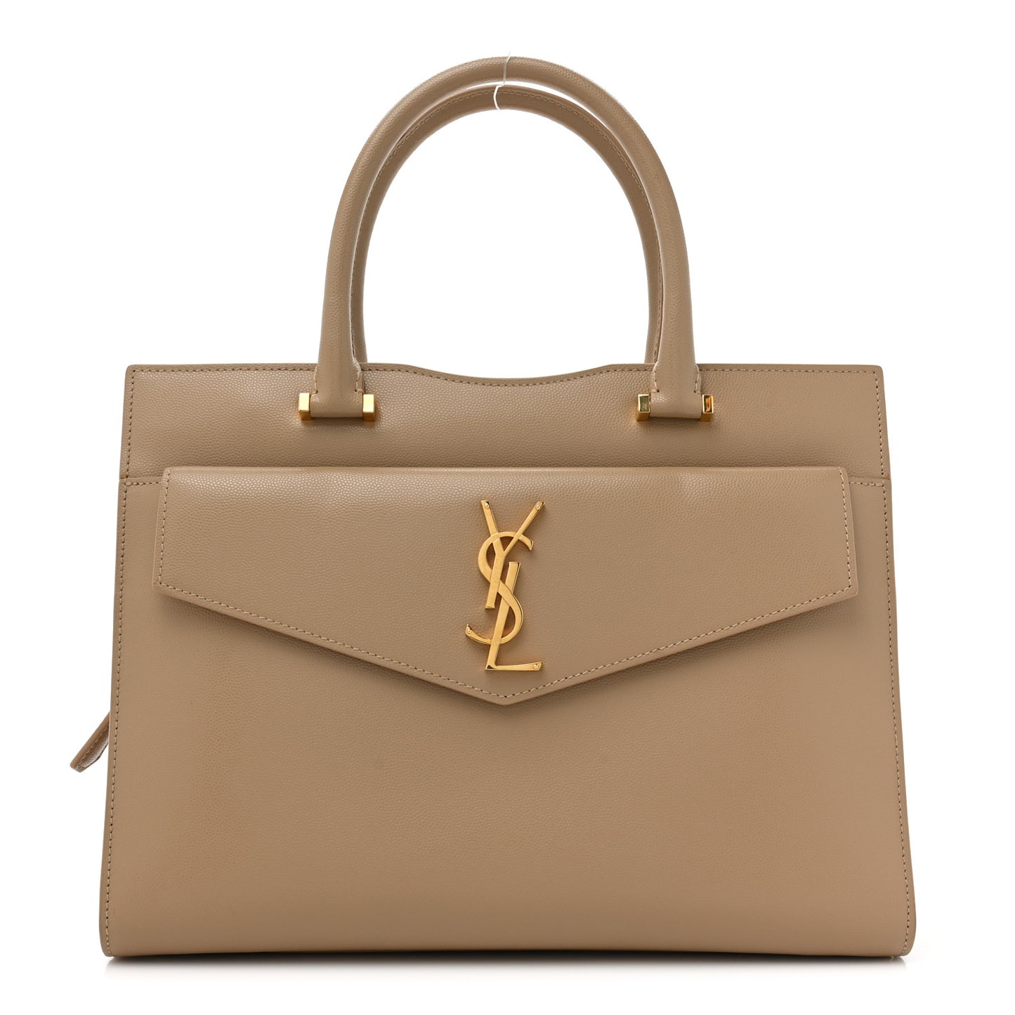 Grain De Poudre Medium Uptown Tote Dark Beige