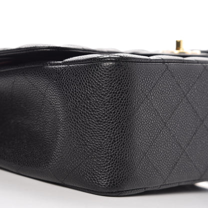 Chanel Caviar Quilted Jumbo Double Flap Black 7 of 13