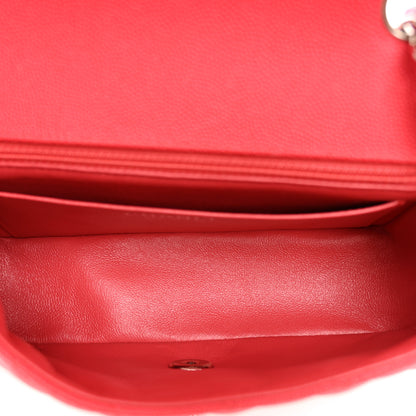 Chanel Caviar Quilted Mini Rectangular Flap Dark Pink 5 of 10
